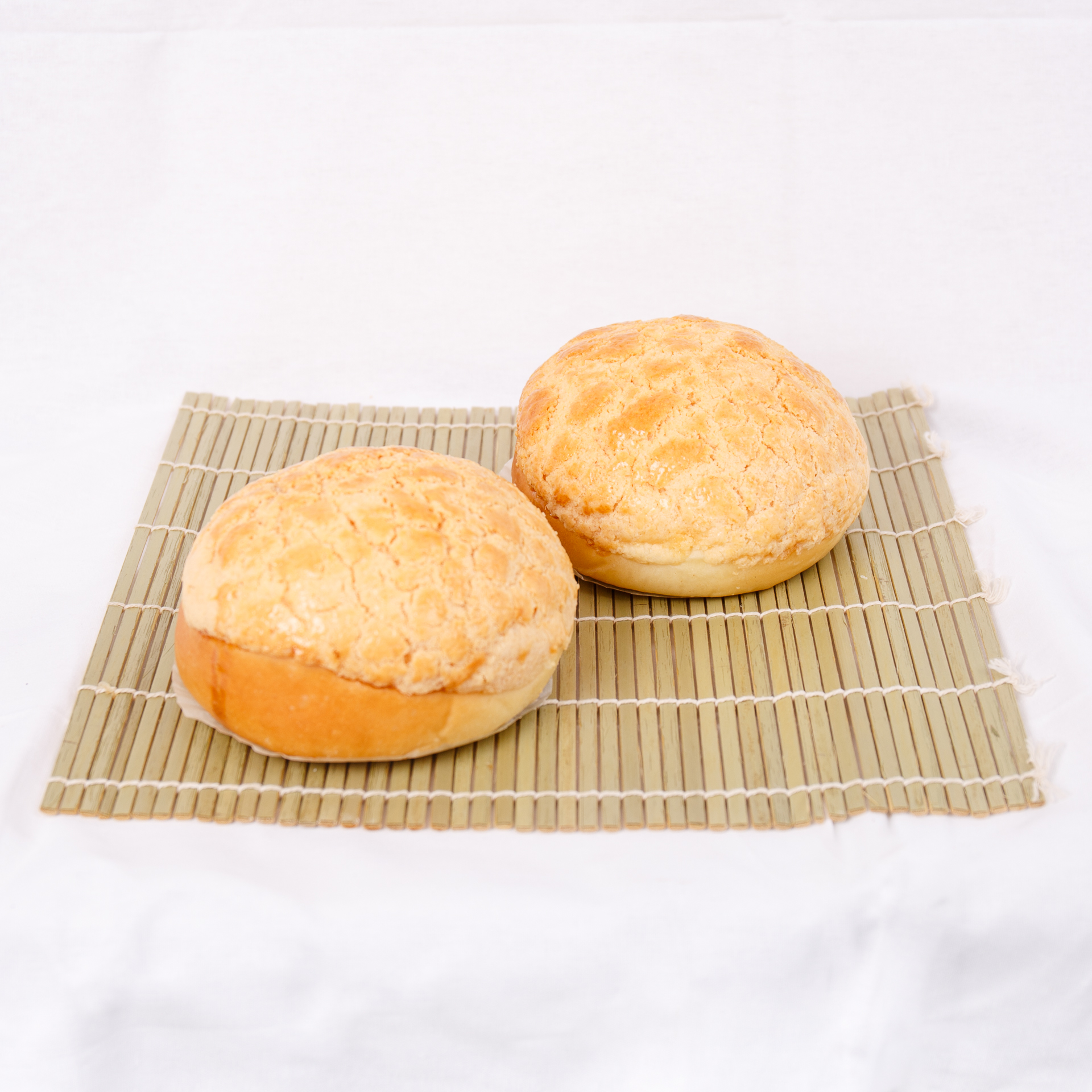 Golden baked char siu buns from our Grays bakery, La-Luscious Bakery Grays